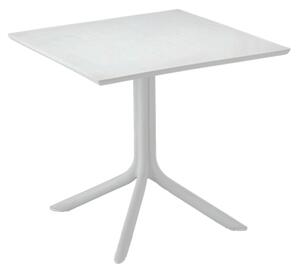 Masă de grădină din plastic 80 x 80 x 75 cm Alb