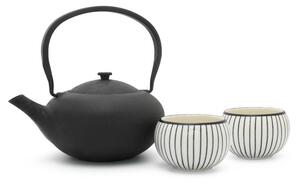 Set pentru ceai alb/negru din porțelan/din fontă Shanxi – Bredemeijer