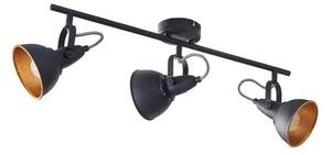 Julin 3 Plafonieră Black/Gold - Lindby