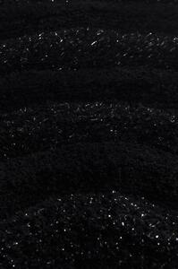 Covorașe de baie negre 3 buc. 100x60 cm Wave – Foutastic