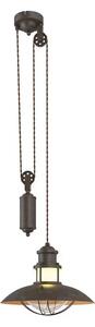 Louisanne Adjustable Lustră Pendul Brown - Lindby