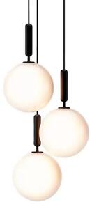Miira 3 Candelabru Large Rock Grey/Opal White - Nuura
