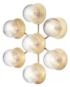 Liila Stele Aplică de Perete/Plafonieră Nordic Gold/Optic Clear - Nuura