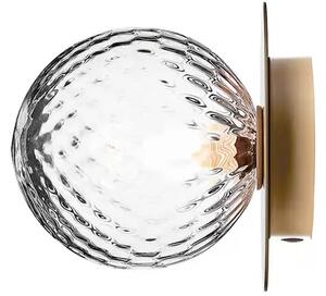 Liila 1 Aplică de Perete/Plafonieră IP44 Medium Nordic Gold/Optic Clear - Nuura