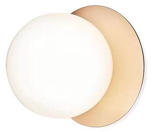 Liila 1 Aplică de Perete/Plafonieră IP44 Medium Nordic Gold/Opal White - Nuura