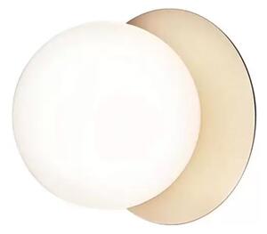 Liila 1 Aplică de Perete/Plafonieră IP44 Large Nordic Gold/Opal White - Nuura