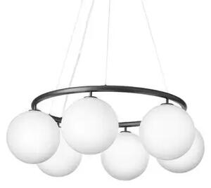 Miira 6 Circular Plafoniere Rock Grey/Opal White - Nuura