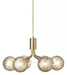Apiales 6 Lustră Pendul Brushed Brass/Optic Gold - Nuura