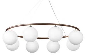 Miira 8 Oval Candelabru Dark Bronze/Opal - Nuura
