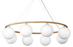 Miira 8 Oval Candelabru Brass/Opal - Nuura