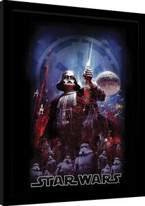 Poster înrămat Star Wars - Empire Montage