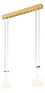 Grazia Double Lustră Pendul Brass - Bankamp