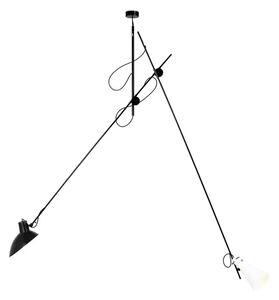 VV Cinquanta Lustră Pendul Black/White & Black - Astep