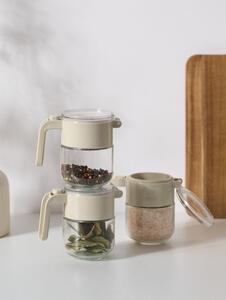 Sinsay - Set de 3 recipiente - crem