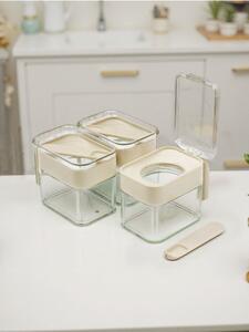 Sinsay - Set de 3 recipiente - crem