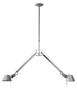 Tolomeo Due Bracci Lustră Pendul Aluminium - Artemide