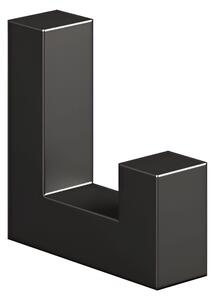 Agatatoare cuier simpla Tetris, finisaj negru, 40x12x40 mm
