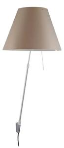 Costanza Aplică de Perete cu Dimmer Aluminium cu Shaded Stone - Luceplan