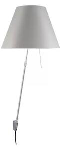 Costanza Aplică de Perete cu Dimmer Aluminium cu Mistic White - Luceplan