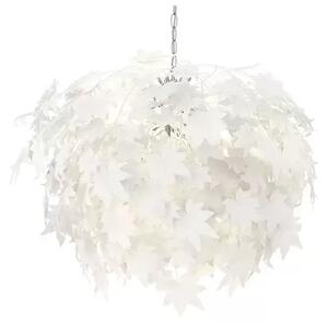 Maple Lustră Pendul Ø70 White/Chrome - Lindby