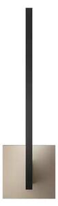 Inlay W2 Linear Aplică de Perete Matt Black/Silver Gold - Light-Point