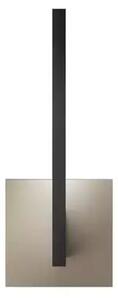 Inlay W1 Linear Aplică de Perete Matt Black/Silver Gold - Light-Point