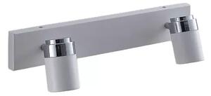 Kardo 2 Aplică de Perete IP44 White/Chrome - Lindby