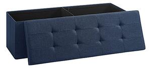 Banca de depozitare, Songmics, 300 kg, LSF7IN, Albastru, 110 x 38 x 38 cm