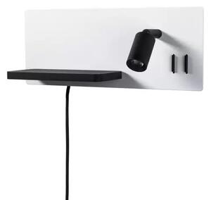Serra LED Aplică de Perete USB C Dim. Right Side Matt Alb/Matt Negru - Paulman
