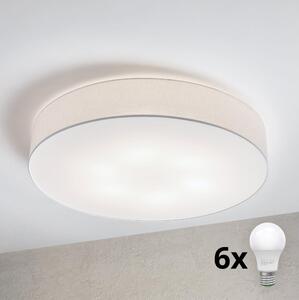 Brilagi - Plafonieră LED SIRIJA 6xE27/15W/230V, diametru 80 cm, albă
