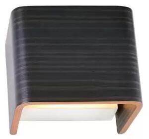 Mana Square Aplică de Perete DTW H10xL12 Grey/Brown - SLV