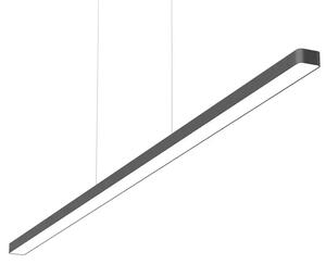 Super Line Down Direct Lustră Pendul Black - Flos