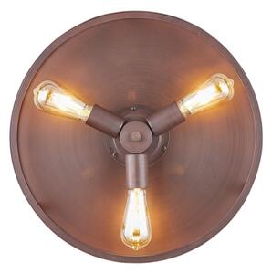 Ventilator LED de tavan CLASSIC FANAWAY 212925 3xE27/4W/230V maro + telecomandă