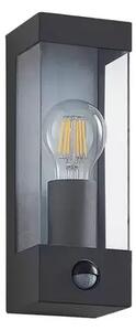 Tilian Aplica de Exterior w/Sensor Dark Grey/Clear - Lindby