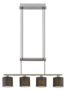 Jorin 4 Lustră Pendul Grey - Lindby