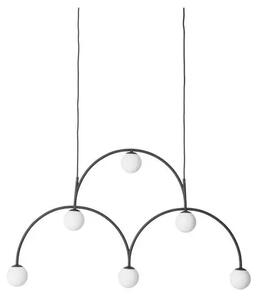 Bounce 116 Lustră Pendul Black/Opal - Pholc