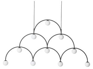 Bounce 169 Lustră Pendul Black/Opal - Pholc
