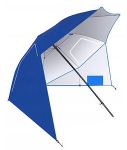 Umbrela plaja, parasolar, albastru, 230 cm, Malatec