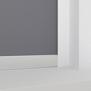 Rulou opac Soluna V33 gri 40x175 cm, casetă albă