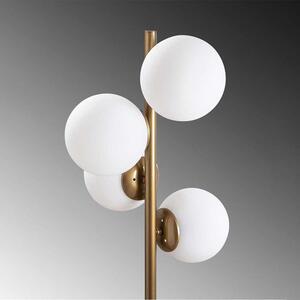 Lampadar Luxe Lighting, Owl, aluminiu, incandescent - LED, max. 100 W, auriu, 32x15x130 cm