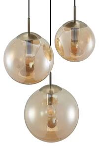 Teeja 3 Cluster Lustră Pendul Amber - Lindby