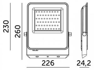 Proiector LED ULSAN LED/100W/230V 4000K IP65