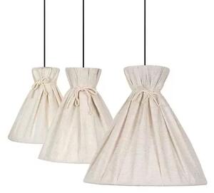 Lola 3 Lustră Pendul Ecru/Beige/Black - Envostar