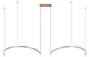 Immax NEO 07328L - Lustră LED dimabilă pe cablu FINO, 72W/230V, 120 cm, aur roz, Tuya + telecomandă