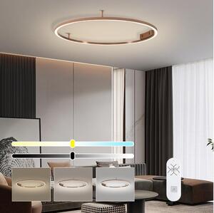 Immax NEO 07326-80C-LED Corp de iluminat de tavan dimabil FINO LED/55W/230V 80 cm Tuya aur roz + telecomandă
