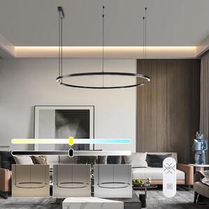 Immax NEO 07329L - Lampă LED reglabilă suspendată pe cablu FINO 72W/230V 120 cm neagră Tuya+telecomandă