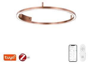 Immax NEO 07326-80C-LED Corp de iluminat de tavan dimabil FINO LED/55W/230V 80 cm Tuya aur roz + telecomandă