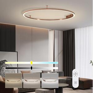 Immax NEO 07325-120C-LED Plafonieră dimabilă FINO 72W/230V 120 cm Tuya roz auriu, cu telecomandă