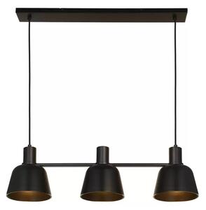 Servan 3 Lustră Pendul Black - Lucande