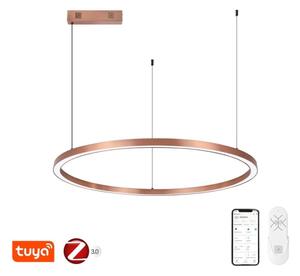 Immax NEO 07327L - lustră LED reglabilă pe cablu FINO 55W/230V 80 cm aur roz Tuya + telecomandă